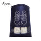 5pcs Shoes Storage Bag Closet Organizer Non-woven