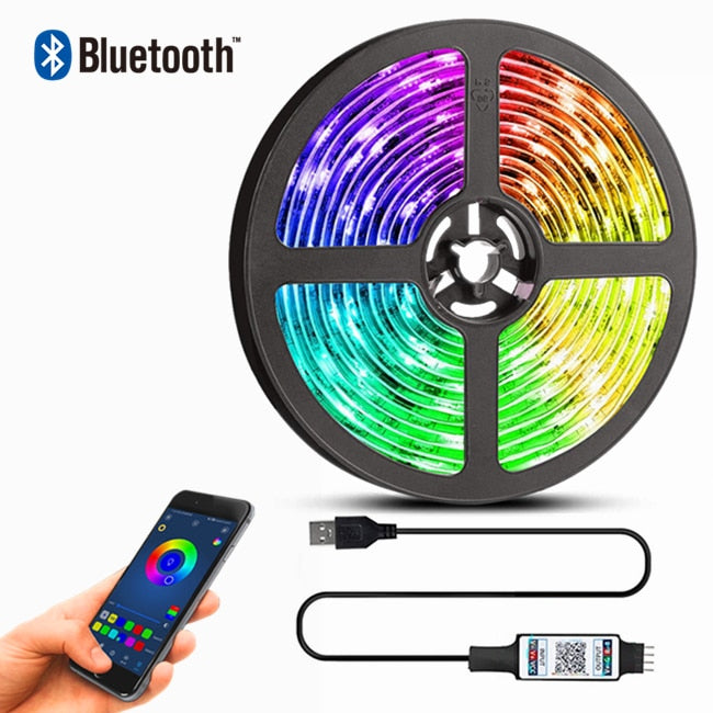 10M 5M Led Strip Lights RGB Infrared Bluetooth Control