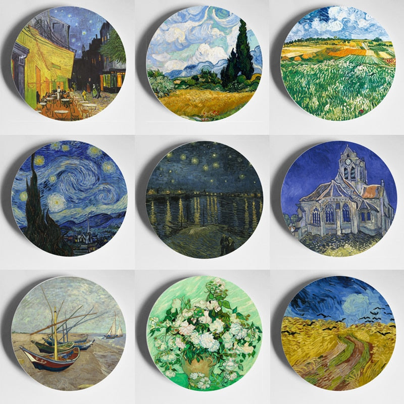 Van Gogh Plate Wall Decoration Art Plate