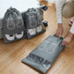 5pcs Shoes Storage Bag Closet Organizer Non-woven