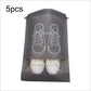 5pcs Shoes Storage Bag Closet Organizer Non-woven