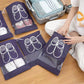 5pcs Shoes Storage Bag Closet Organizer Non-woven