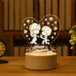 Romantic Love 3D Lamp Acrylic Led Night Lights