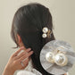 Hyperbole Big Pearls Acrylic Hair Claw Clips Big Size