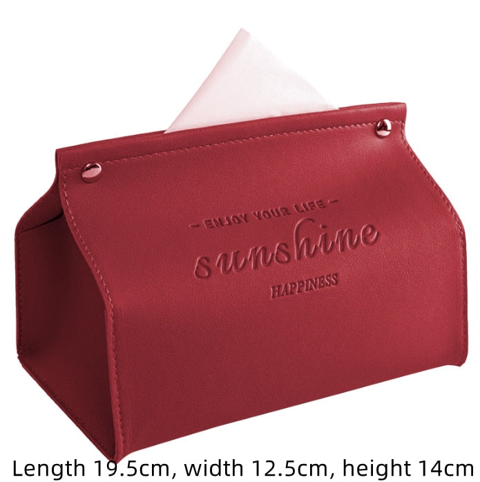 Leather Tissue Box Car Tissue Box Home Living Room