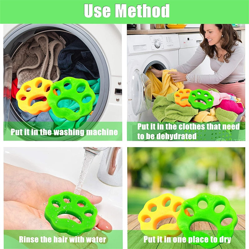 4PS Pet Hair Remover Washing Machine Hair Remover