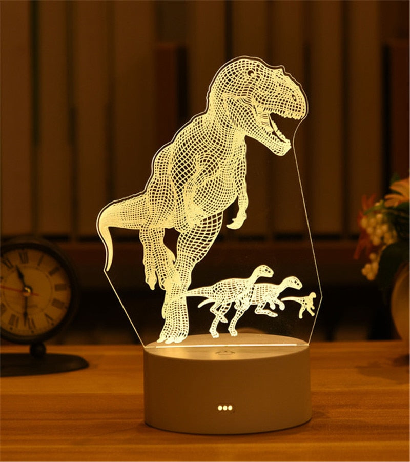 Romantic Love 3D Lamp Acrylic Led Night Lights