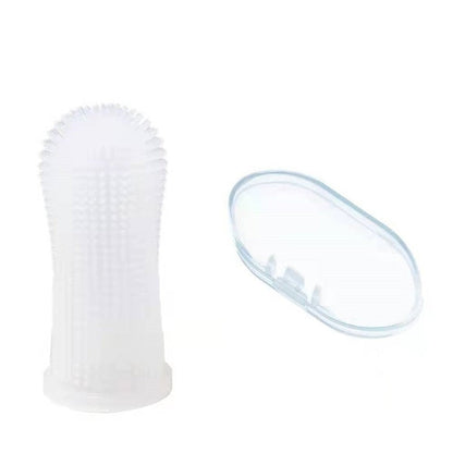 Dog Super Soft Pet Finger Toothbrush Teeth Cleaning