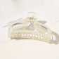 Hyperbole Big Pearls Acrylic Hair Claw Clips Big Size