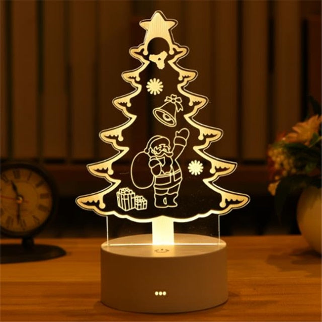 Romantic Love 3D Acrylic Led Lamp for Home