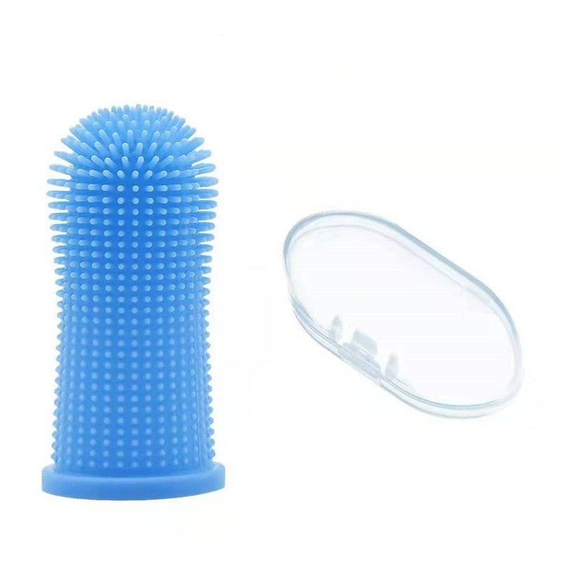 Dog Super Soft Pet Finger Toothbrush Teeth Cleaning